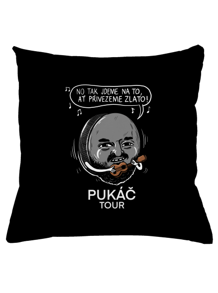 Pukáč tour polštář Black