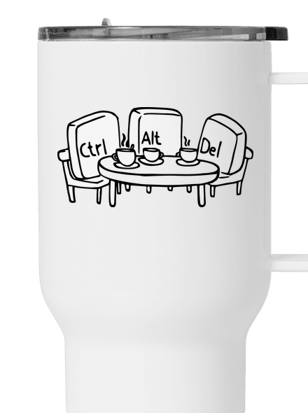 Nerozluční kamarádi termohrnek White