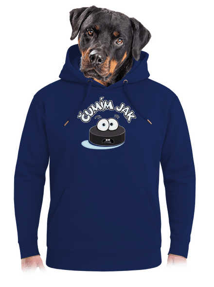 Čumím jak puk unisex mikina premium Navy
