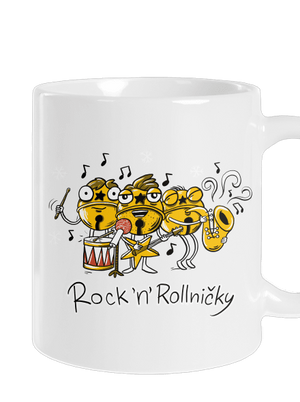 Rock 'n' rollničky klasický hrnek White