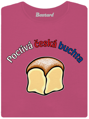Poctivá buchta a klobása dámské tričko s lemem Magenta