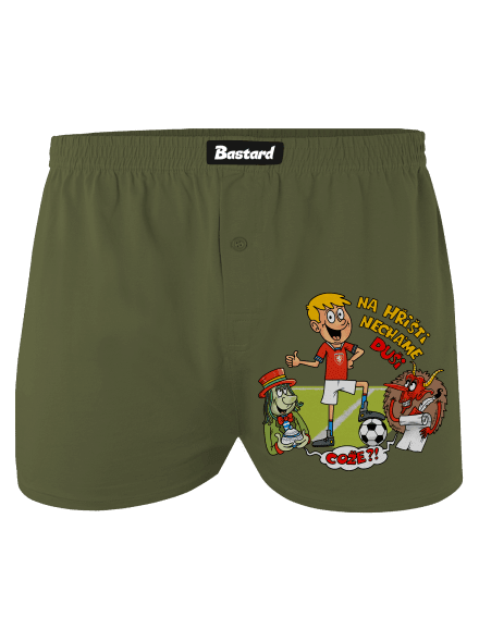 Na hřišti necháme duši pánské trenky Khaki