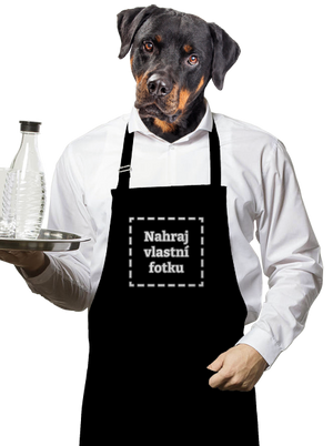 Vlastní potisk zástěra Black