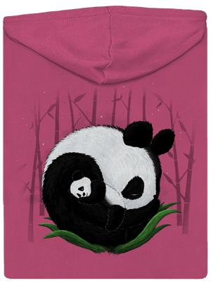 Dvě spící pandy dámská mikina na zip Magenta