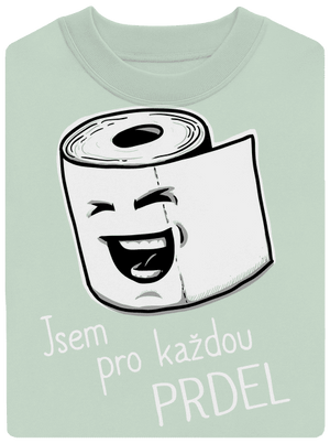 Prdel unisex mikina bez kapuce Blush Mint