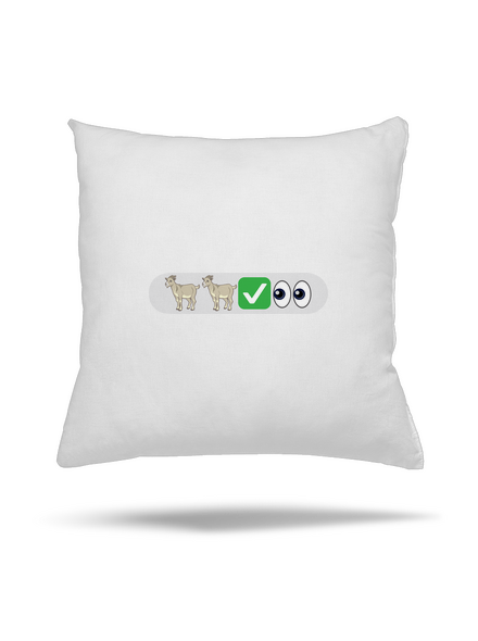 Emoji polštář White