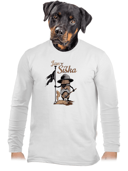 Jan Šiška pánské dlouhý rukáv White