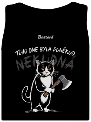 Neklidná kočka dámské tílko klasické Black