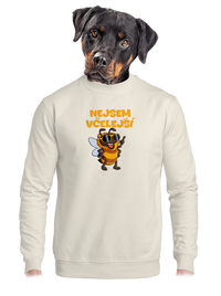 unisex mikina bez kapuce