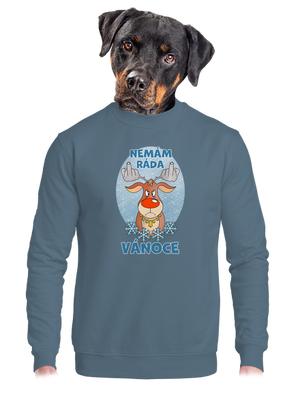 unisex mikina bez kapuce