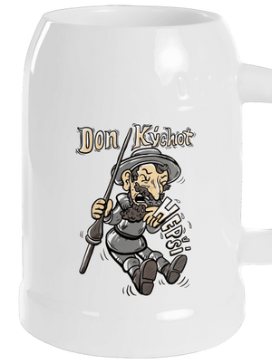 Don Kýchot půllitr White