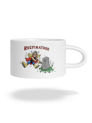 Respirathor hrnek makronka White