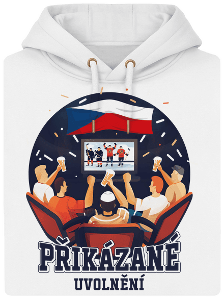 Přikázané uvolnění unisex mikina premium Snowwhite