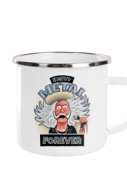 Heavy metal forever plecháček White