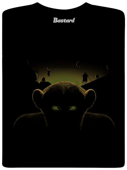 Opičí planeta pánské dlouhý rukáv Black