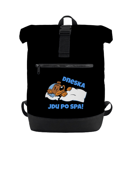 Dneska jdu po spa batoh Black