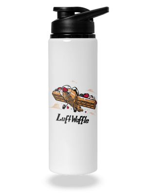 Luftwaffle lahev na vodu White