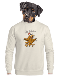 unisex mikina bez kapuce