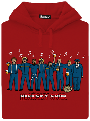 Hasičský sbor dámská mikina klokanka Red Mal