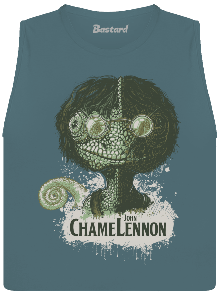 ChameLennon dámské tílko volné Heather Deep Teal