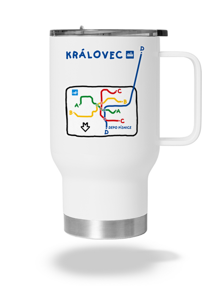 Metro Královec termohrnek White