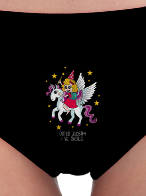 Holka ve škole dámské kalhotky Black