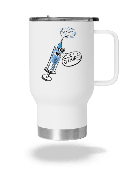 Stříkej termohrnek White