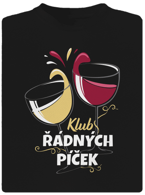 Klub řádných píček pánské sportovní tričko Black