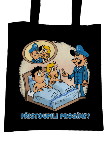Přistoupili taška Black