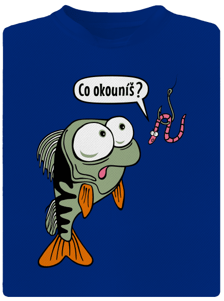 Co okouníš? pánské sportovní tričko Royal Blue Mal