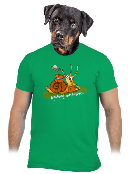 Makám na baráku pánské tričko Kelly Green