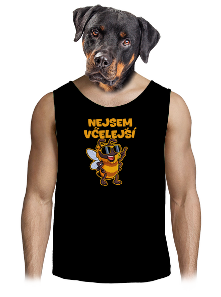 Nejsem včelejší pánské tílko Black