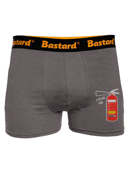 Stříkám rád boxerky Gray Melange