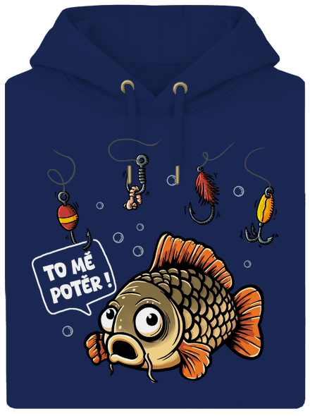 To mě potěr unisex mikina premium Navy