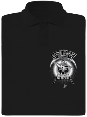 Party is over pánská polokošile Black