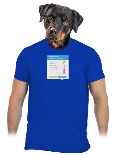 Manželské povinnosti pánské tričko Royal Blue