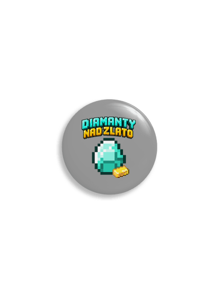 Diamanty nad zlato placka uni