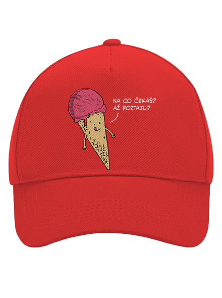 Zmrzlina kšiltovka baseballka Classic Red