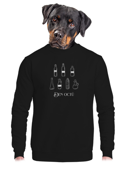 Den octů unisex mikina bez kapuce Black