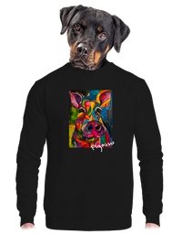 unisex mikina bez kapuce