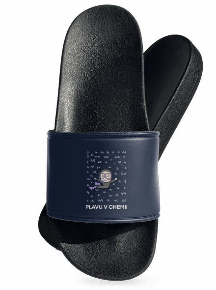 Plavu v chemii pantofle Navy