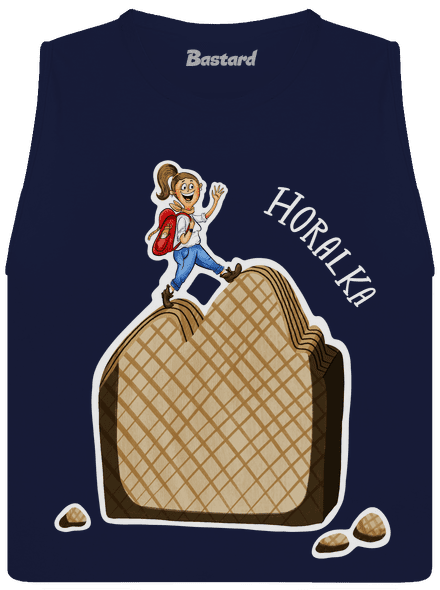Horalka dámské tílko volné Navy