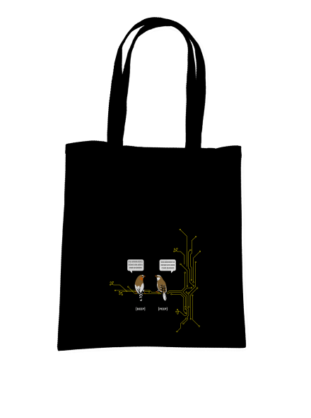 Beep and Peep taška Black