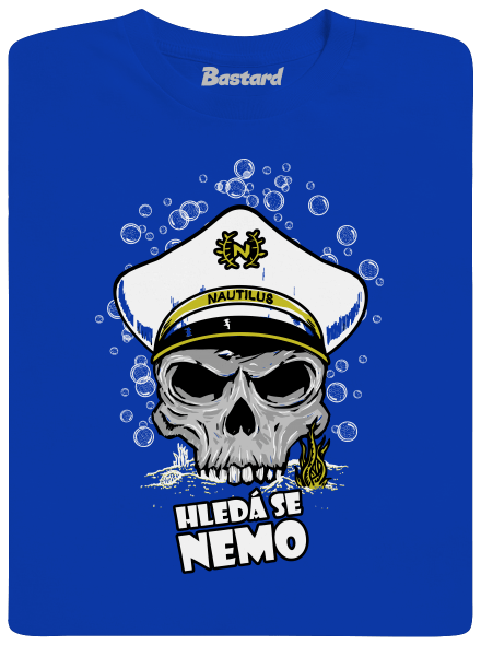 Kapitán Nemo pánské dlouhý rukáv Royal Blue