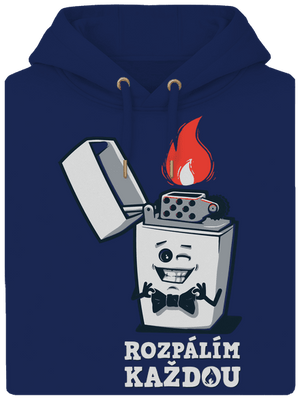 Rozpálím každou unisex mikina premium Navy