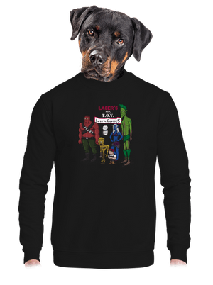 unisex mikina bez kapuce