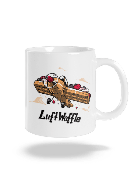 Luftwaffle klasický hrnek White