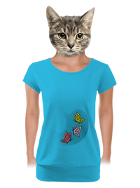 dámské tričko s lemem