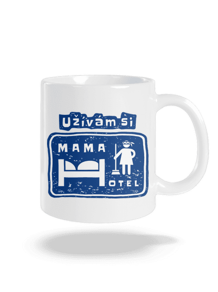 Mama Hotel klasický hrnek White