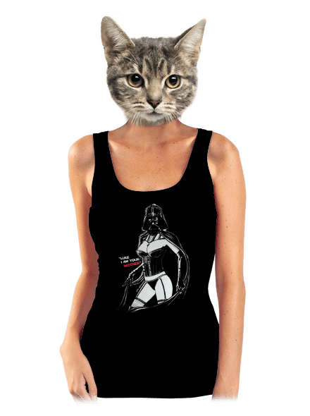 Mrs. Vader dámské tílko klasické Black
